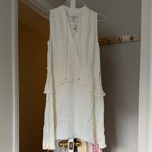 Elegant White/Cream Sleeveless Derek Lam IO Crosby Dress